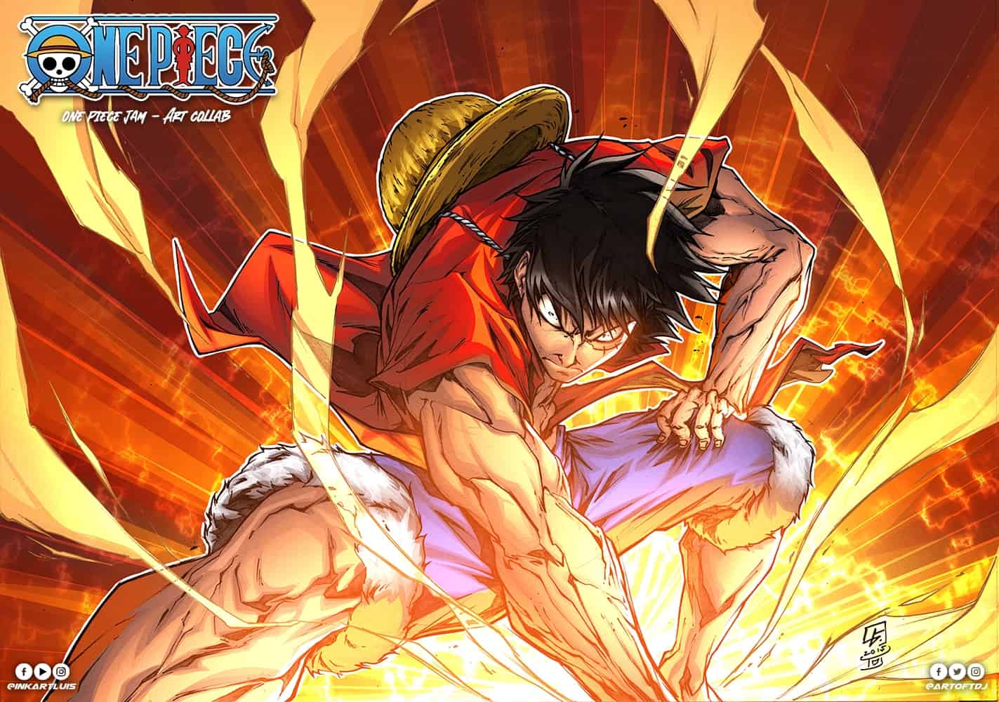 Monkey D. Luffy Gear Second Fan Art